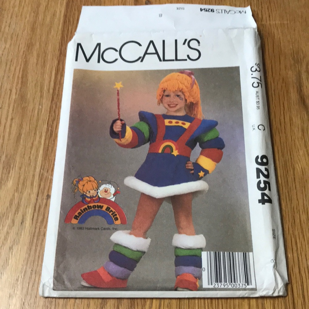 Rainbow Brite Costume Pattern